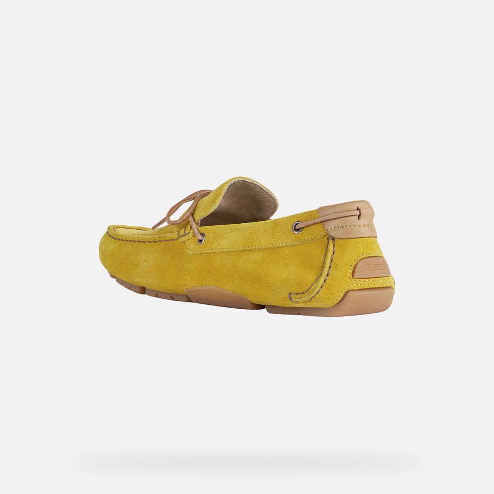 Geox Erkek Loafers Sarı - Melbourne - VPS-362174